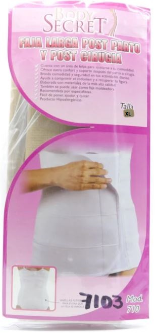 FAJA LARGA 710 XL POST PARTO CIRUGIA NUDE BODY SECRET