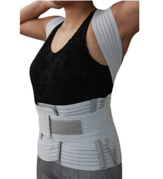 FAJA DORSOLUMBAR PREMIUM MED GRIS VENTILADA