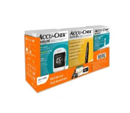 GLUCOMETRO ACCU CHEK INSTAN 25 LANCETAS, 50 TIRAS
