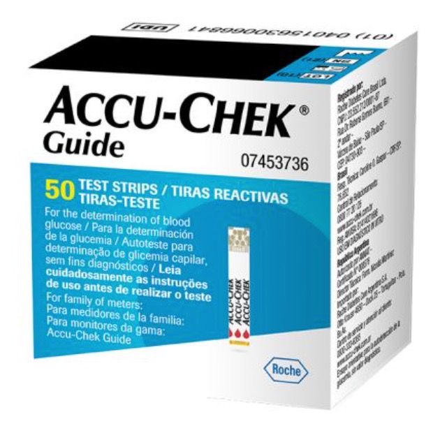TIRAS ACCU-CHEK GUIDE 50 PZS