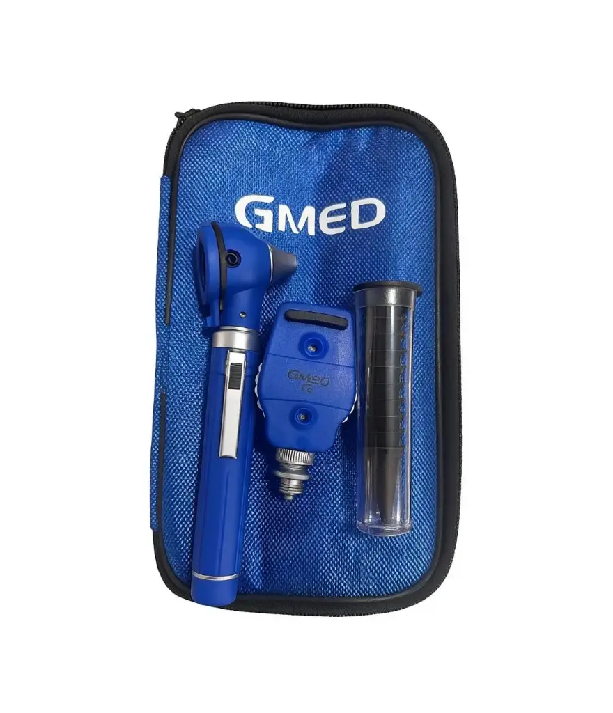 ESTUCHE GMED-204AR LUZ LED A.REY UN MANGO FIBRA ÓPTICA GMED