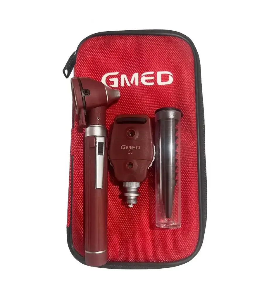 ESTUCHE GMED-204V LUZ LED VINO UN MANGO FIBRA ÓPTICA