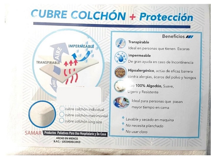 CUBRE COLCHÓN INDIVIDUAL 30001 DE CAJON