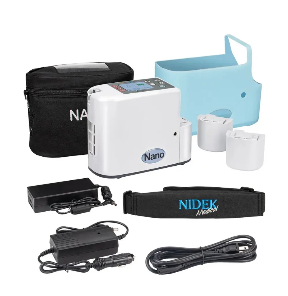 CONCENTRADOR DE OXIGENO PORTÁTIL Z-855 5 PULSOS NUVO NANO 2 BATERIAS