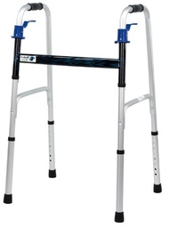 ANDADERA MEDICAL ANG300MS PLEGADO EN PALANCA AZUL DE ALUMINO