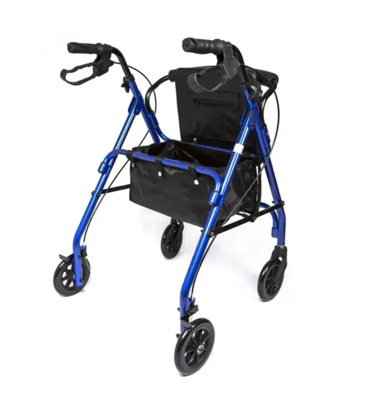 ANDADERA ROLLATOR COMPANION M340-013 AZUL CON BOLSA