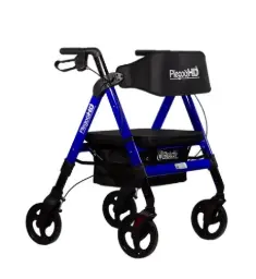 ANDADERA ROLLATOR R226051-AP/NB PLEGOO NARANJA-AZUL CON BOLSA DE ALUMINIO