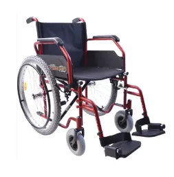SILLA DE RUEDAS XTREME 18" R218020FG-TN ACERO ROJA L NEUMÁTICA CON DESCANSAPIES