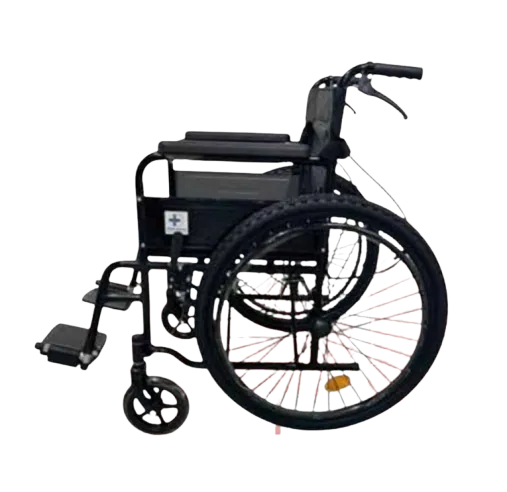 SILLA DE RUEDAS BLACK CME-801A TT 20" NEUMÁTICA CON DESCANSAPIES