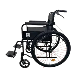 SILLA DE RUEDAS BLACK CME-801BF TT 20" NEUMÁTICA CON DESCANSAPIES