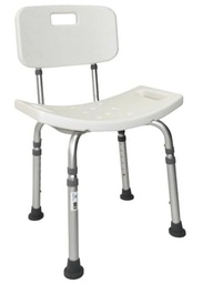 SILLA-BANCO DUCHA MEDICAL SD1051 BLANCA DESARMABLE