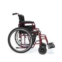 SILLA DE RUEDAS COMPANION M300-141 TT 18" VINO CON DESCANSAPIES
