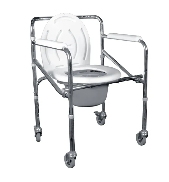 COMODO R211202 DE ACERO CROMADO CON RUEDAS PLEGABLE