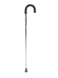 BASTON CURVO R211123 BRILLANTE DE ALUMINIO
