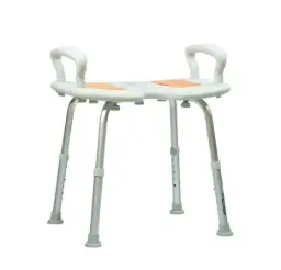 BANCO DUCHA ACKUA R225111/112 NARANJA-AQUA CON AGARRADERA ERGONOMICA DE ALUMINIO