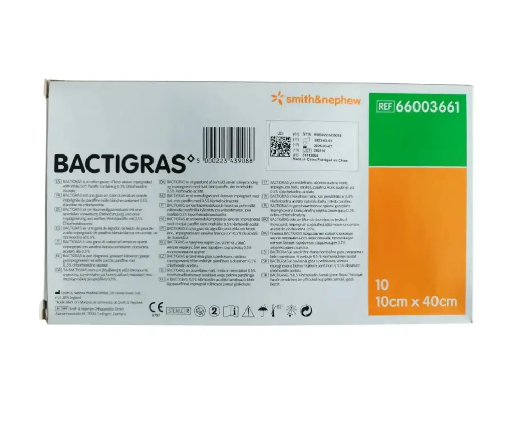 APOSITO BACTIGRAS 66003661 10 X40 CM.