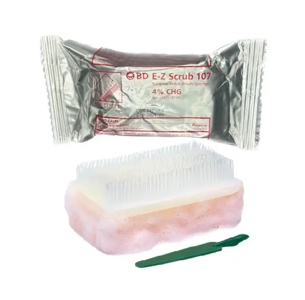 CEPILLO QUIRURGICO CON YODOPOVIDONA 8% CLORHEXIDINA 4% 1500100