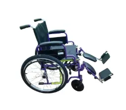 SILLA DE RUEDAS COMPANION M300-153 TT 18" MORADA CON ELEVAPIIES DE ACERO