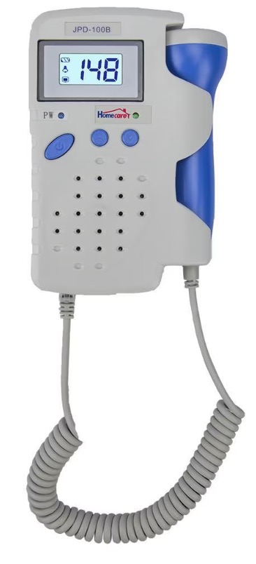 DOPPLER FETAL JPD-100B 2.5 MHz PANTALLA LCD AZUL HOME CARE