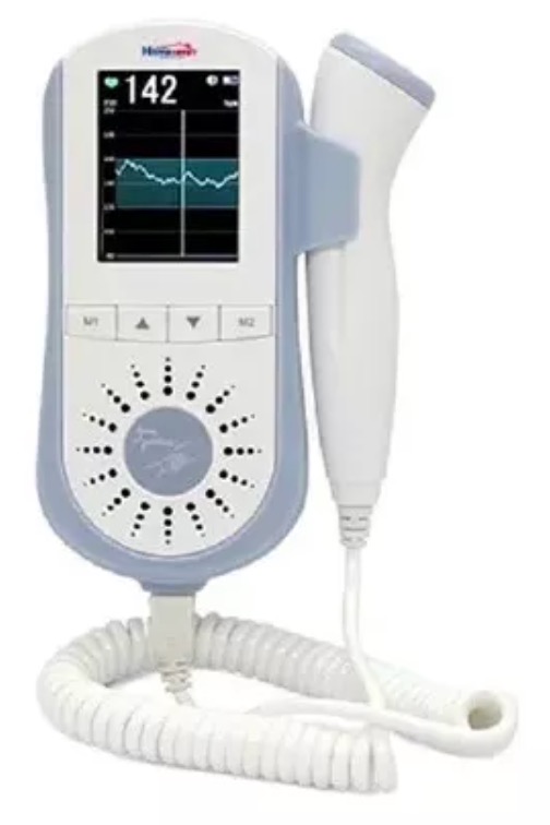 DOPPLER FETAL JPD-100E PANTALLA LCD 2.5 MHz BLANCO HOME CARE