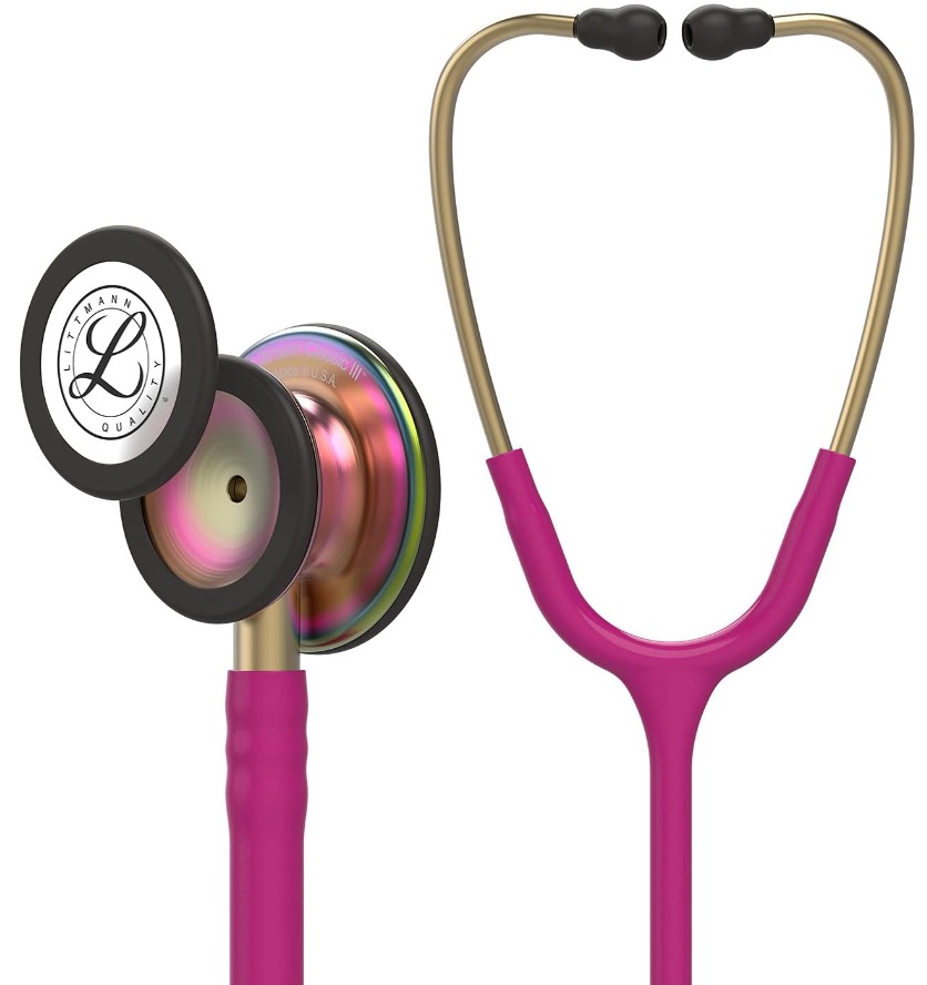 ESTETO LITTMANN 5806 CLASSIC III FRAMBUESA ARCOIRIS RAINBOW