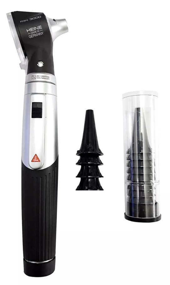 OTOSCOPIO HEINE MINI 3000 2.5 XHL D.001.70.220 NEGRO CON MANGO