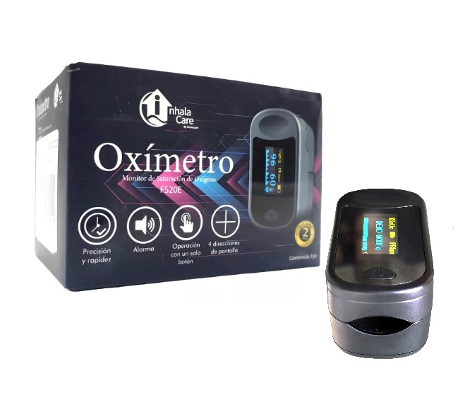 OXIMETRO INHALACARE FS20E ADULTO DIGITAL VARIOS COLORES