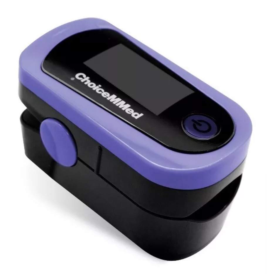 OXIMETRO CHOICEMMED ADULTO CHC-MD300C23 MORADO 6 MODOS EN PANTALLA