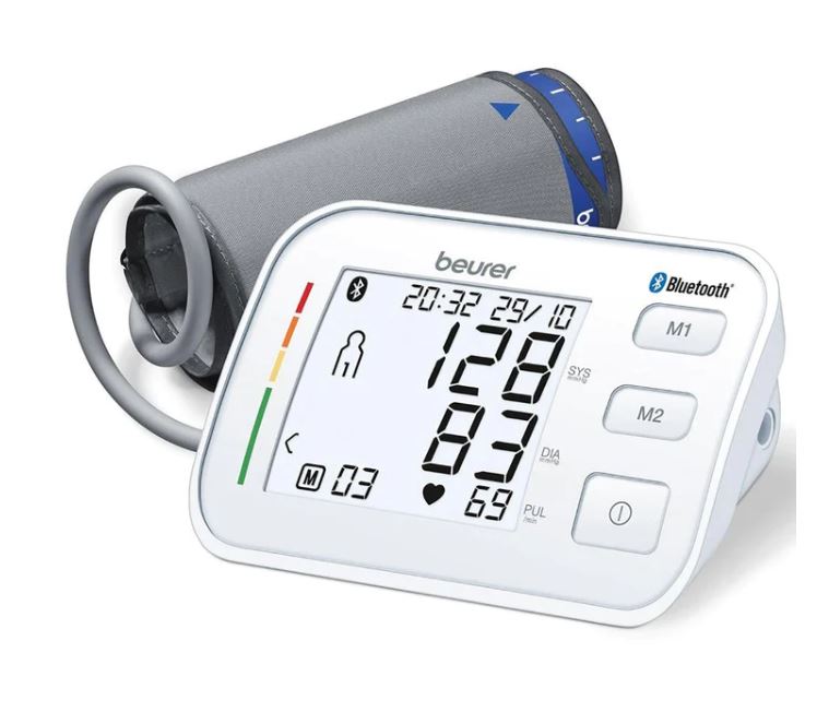 BAUMA DIG.BEURER BM57 DE ESCRITORIO PANTALLA XL RETROILUMINACIÓN BLUETOOTH ENTRADA CARGADOR DETECTOR