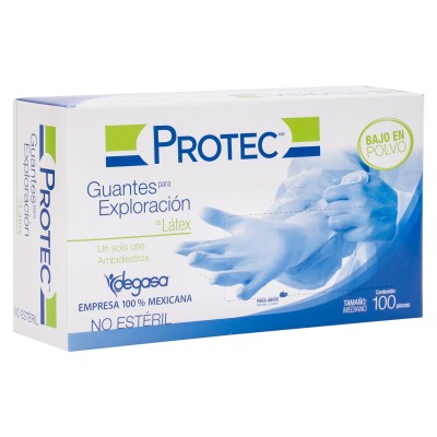 GUANTE PROTEC NO ESTERIL MED. 0434100