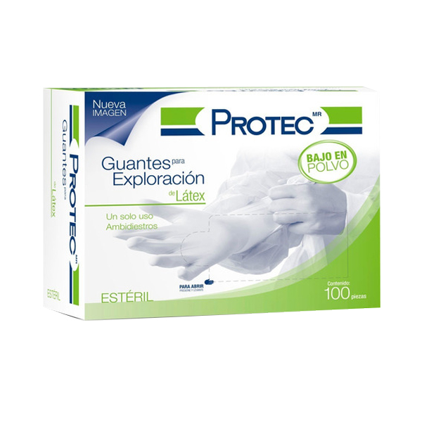 GUANTE PROTEC ESTERIL MED.
