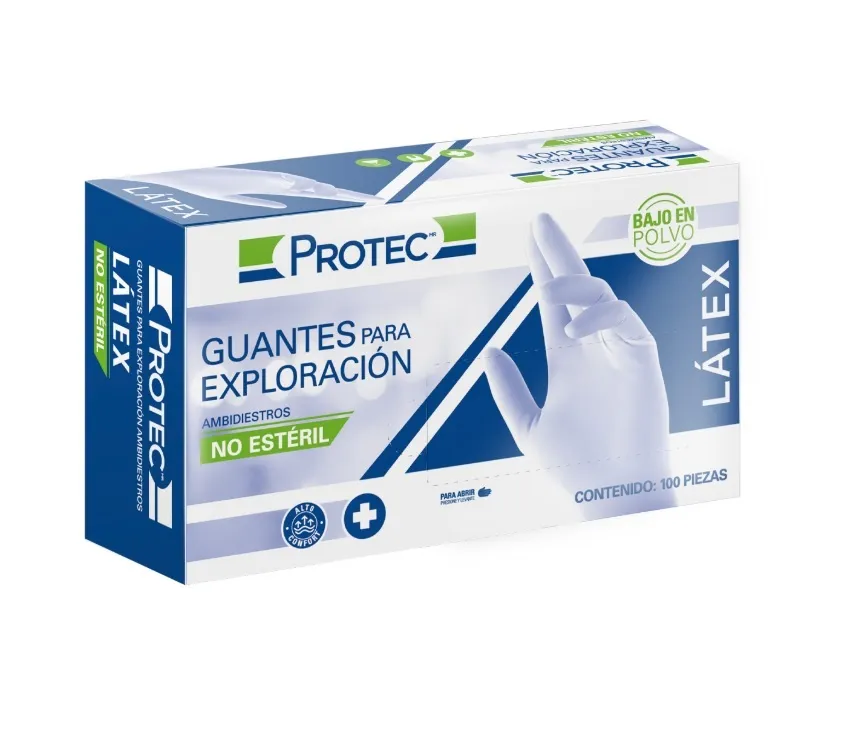 GUANTE PROTEC LATEX NO ESTERIL EXP. GDE. 0434200