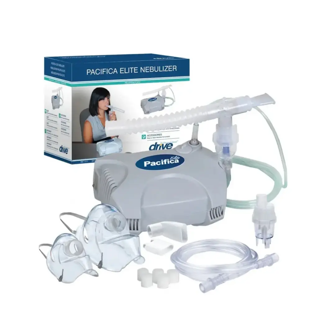 NEBULIZADOR MEDICAL COMPACTO R-NCN16BR DE PISTON BI-RICH