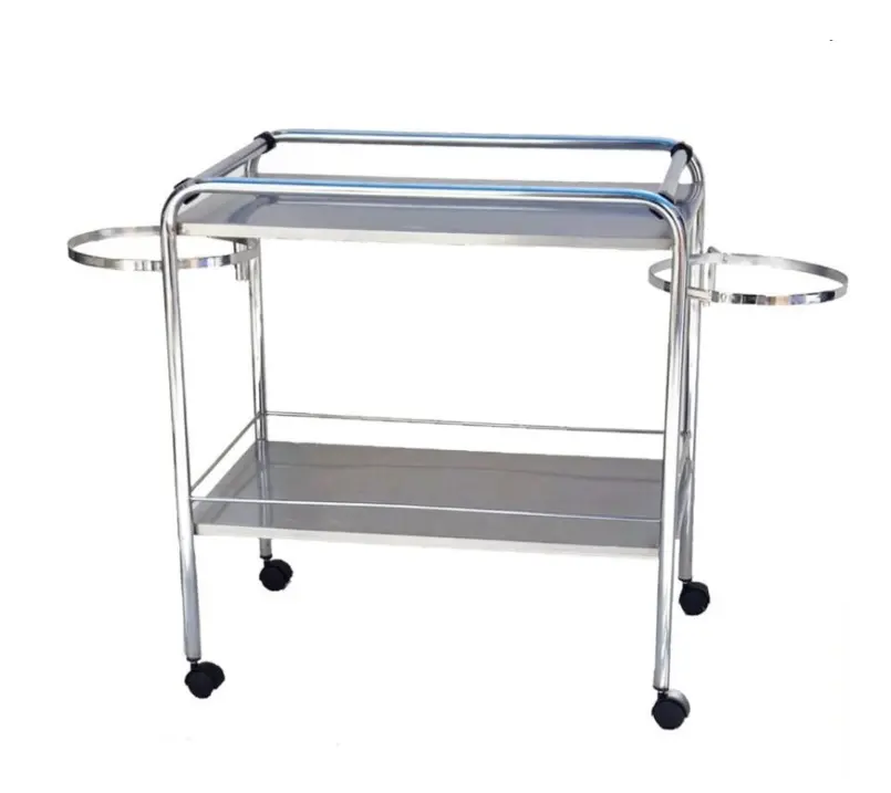 CARRO DE CURACIÓN CON AROS ABATIBLES