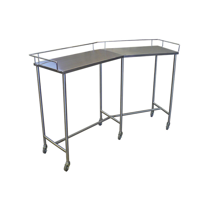 MESA RIÑON CROMADA