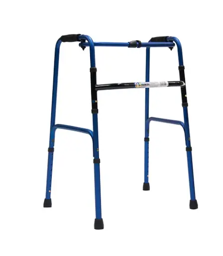 ANDADERA PLEGABLE R204061 AZUL DE ALUMINIO