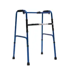 ANDADERA PLEGABLE R204061 AZUL DE ALUMINIO