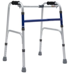 ANDADERA INDUSTRIAL R100037-A JUNIOR AZUL PLEGLABLE