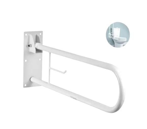 BARRA PLEGABLE PARA WC DY078024 ACERO ESMALTADO