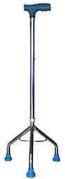 BASTON 3 APOYOS EKO EBO90101C FRANCES PLATA DE ALUMINIO