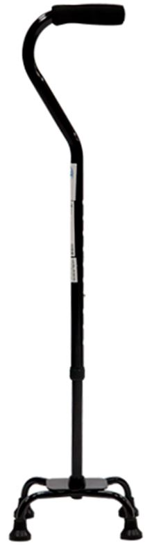 BASTON 4 APOYOS R211131 NEGRO BASE METALICA