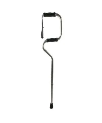 [012221] BASTON DOBLE APOYO SC-B70 PLATA DE ALUMINIO