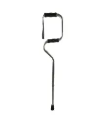 BASTON DOBLE APOYO SC-B70 PLATA DE ALUMINIO