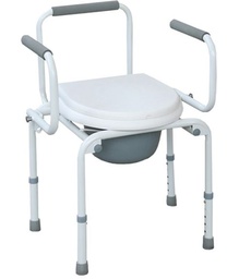 COMODO MOBICARE JLB13 BLANCO CON DESCANSA BRAZOS ABATIBLES DE ACERO