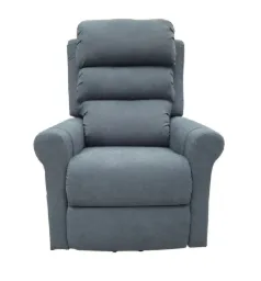 REPOSET RECLINABLE TELA AZUL CON SIST. DE MASAJE/CALOR KH100107