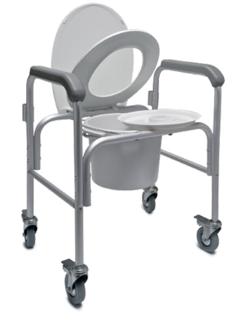 SILLA COMODO LUMEX 221580-2 3 EN 1 ALUMINIO C/RUEDAS