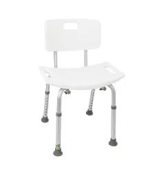 SILLA DUCHA EKO ED200101 CON RESPALDO EN ALUMINIO