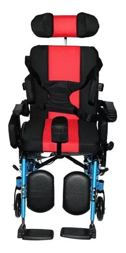 SILLA PCI 15" RECLINABLE KY958LC36 ROJO DE ALUMINIO