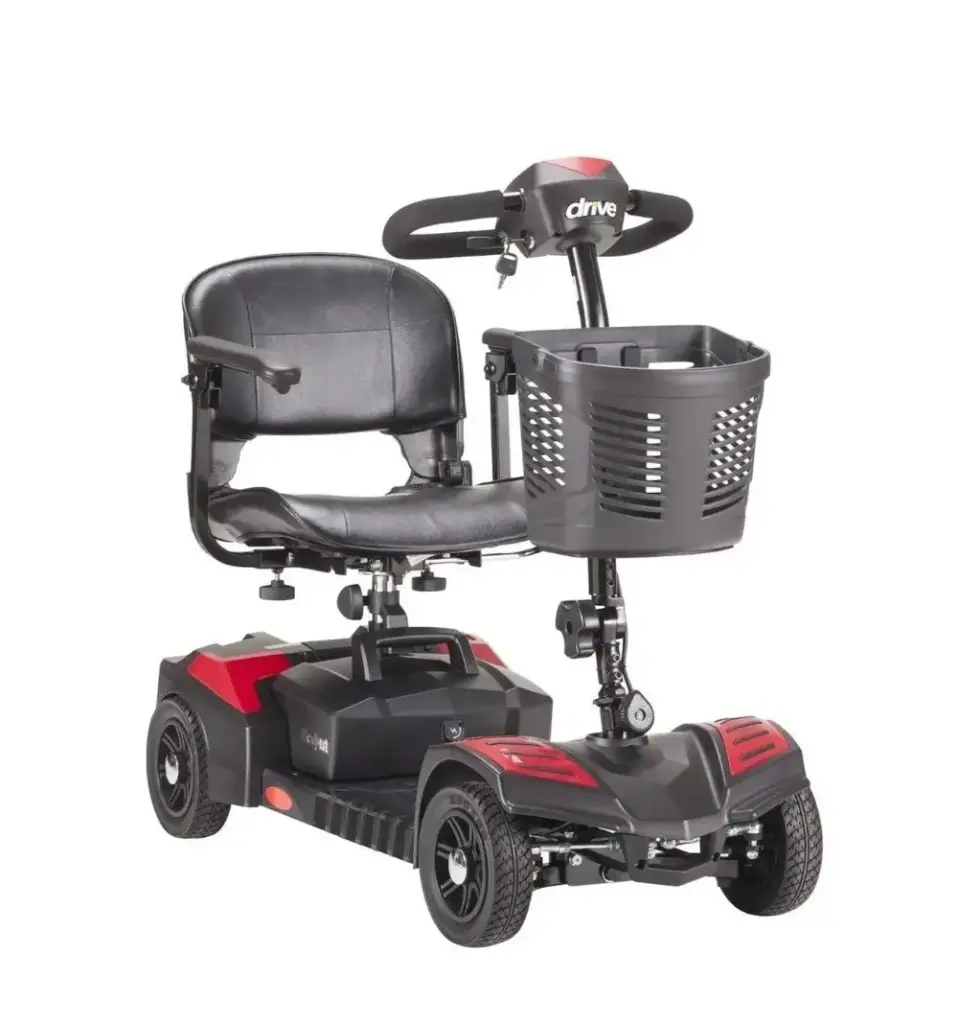SCOOTER COMPACTO SFCOUTA ROJO-AZUL 4 LLANTAS