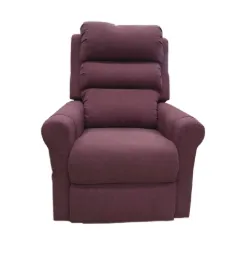 REPOSET RECLINABLE TELA ROJO SIST. DE MASAJE/CALOR KH100106